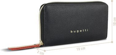 Bugatti Ella Women's Long Wallet with Zipper for 9 Cards