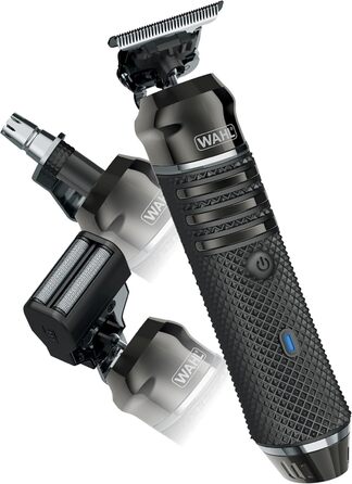 Триммер для бороди Wahl Pro Series High Visibility: акумуляторний, водонепроникний, набір для грумінгу, знімні насадки, литієво-іонний