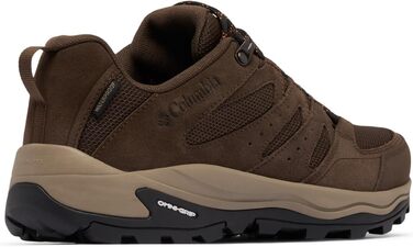 Чоловічі трекінгові черевики Columbia Redmond Iv Low Waterproof Mid Rise, 45 EU, Cordovan Tangy Orange