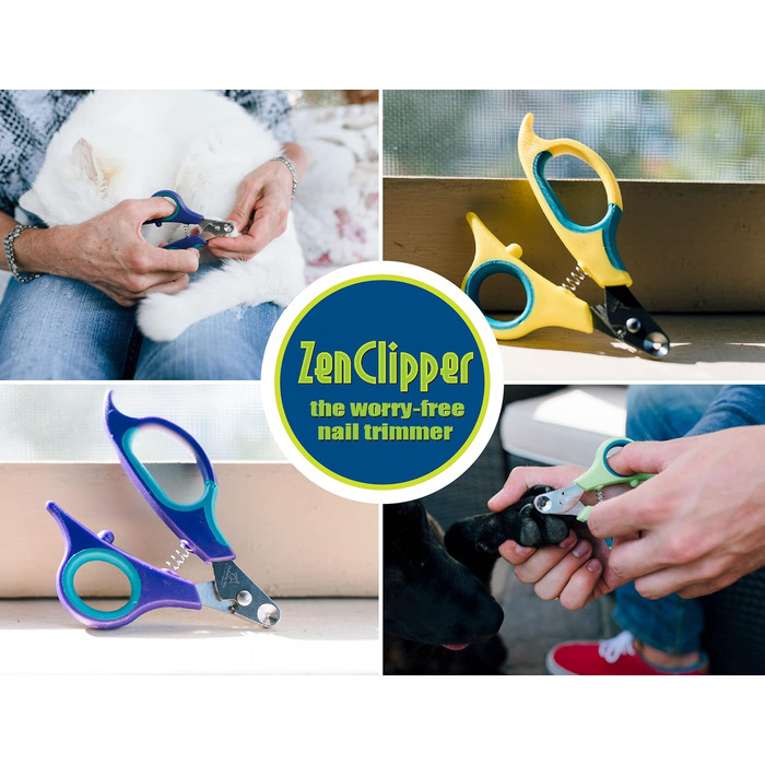 Кліпер для обрізання кігтів домашніх тварин Zen Clipper – безпечний та зручний, рожевий, 3.5 мм