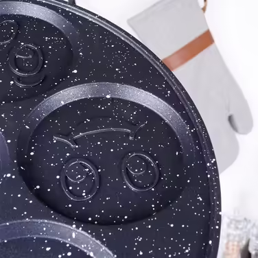 Сковорода для яєчні ORION 27 см, на 7 яєць, антипригарна, для газу та індукції, млинцева