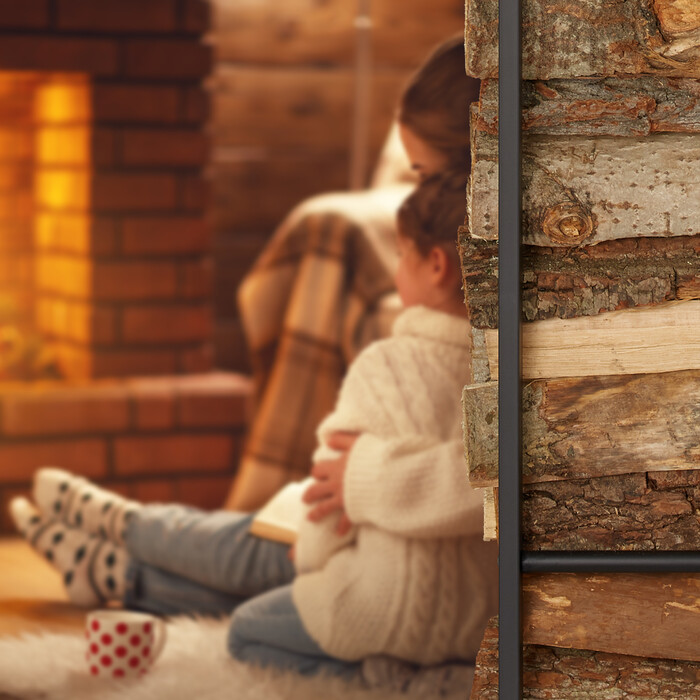 Relaxdays Firewood Rack