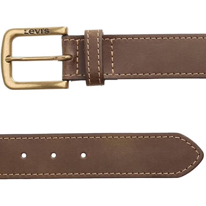 Чоловічий шкіряний ремінь Levi's Loire Brown