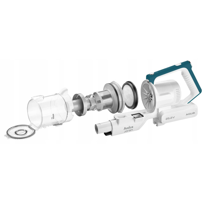 Вертикальний пилосос Amica VM 9003 Joran Aqua, білий