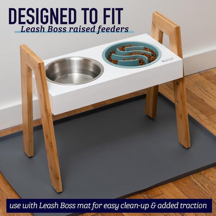 Миска для собак Leashboss Anti Sling Bowl - Лабіринт для повільного годування, сіра (2/4 чашки)