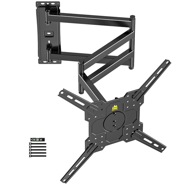 Кронштейн для телевізора FORGING MOUNT поворотний 26-65 дюймів, VESA 400x400, до 35 кг, подовжений 1035 мм