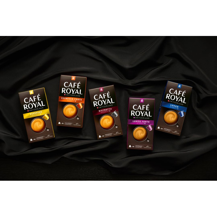 Кава Café Royal Hazelnut (фундук), декафеїнована, сумісна з Nespresso®, 100 капсул (Lungo)