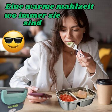 Електрична ланчбокс EcoLiberty 80W з підігрівом, 12/24/220V - для офісу, авто, вантажівки