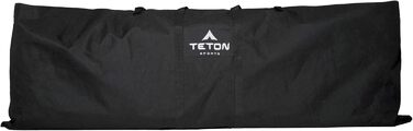 Кемпінгове ліжко TETON Sports Adventurer Limited Edition для дорослих, чорне | Розмір 75.5' x 25'