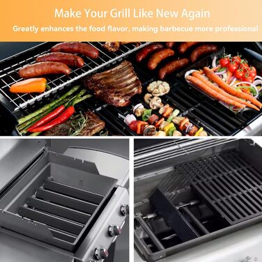 Ароматизуючі пластини Flavorizer Bars для гриля Weber Spirit E-310/E-320/E-330 (2013-сьогодення), Spirit II E-310/S-310, 38,9 см, порцелянова емаль, захисний теплозахист, запасна частина