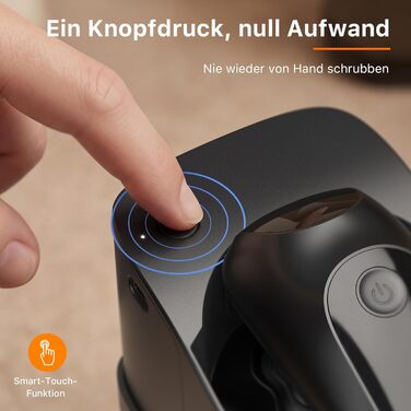 Електричний тример для гоління голови Trimcoo 5-в-1 з титановими лезами, IPX7 водонепроникний, USB-C, LED-дисплей - для чутливої шкіри голови (чорний)