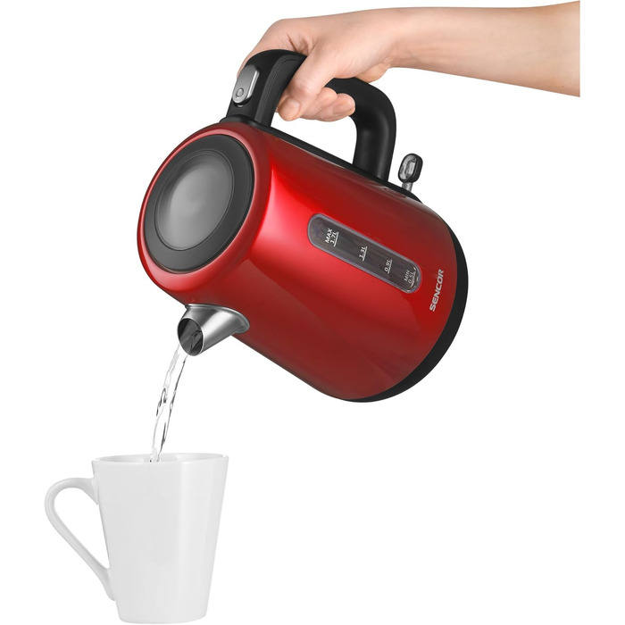 Електричний чайник SENCOR SWK 2727MB (1.7 л, червоний)