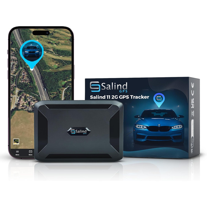 GPS-трекер SALIND 11 2G для авто, мотоциклів, транспорту з магнітом, реальне відстеження, автономна робота до 90 днів, тривоги, геозона