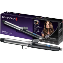 Стайлер для локонів Remington Pro Soft Curl [25mm] CI6525: цифровий, з LCD-дисплеєм, 130-220°C, керамічне покриття, 4-х рівневий захист, антистатичний, для м'яких локонів середнього розміру