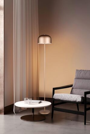 LED настільна лампа Julien: акумуляторна, USB-C, сенсорне керування, Ø 12 см, металева, 1.5W