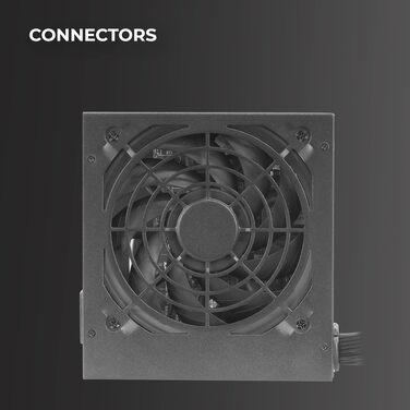 Блок живлення для ПК Tacens Anima APIII750 ATX 750W, SMD та DC-DC технології, ККД 85%, ультратихий 12см вентилятор, плоскі кабелі, чорний