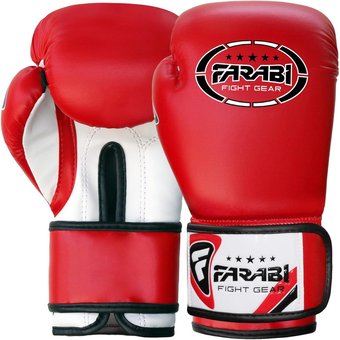 Дитячі боксерські рукавички Farabi Sports 6/8 oz для боксу, ММА, муай-тай, кікбоксингу та спарингу