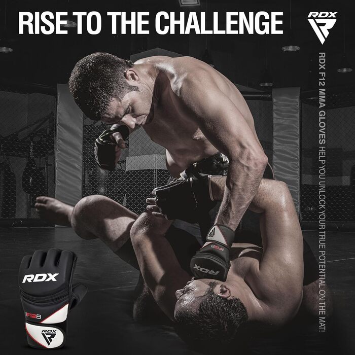 Боксерські рукавички RDX Profi MMA: шкіра Maya Hide, для спарингу, кикбоксингу, муай-тай, чоловічі/жіночі