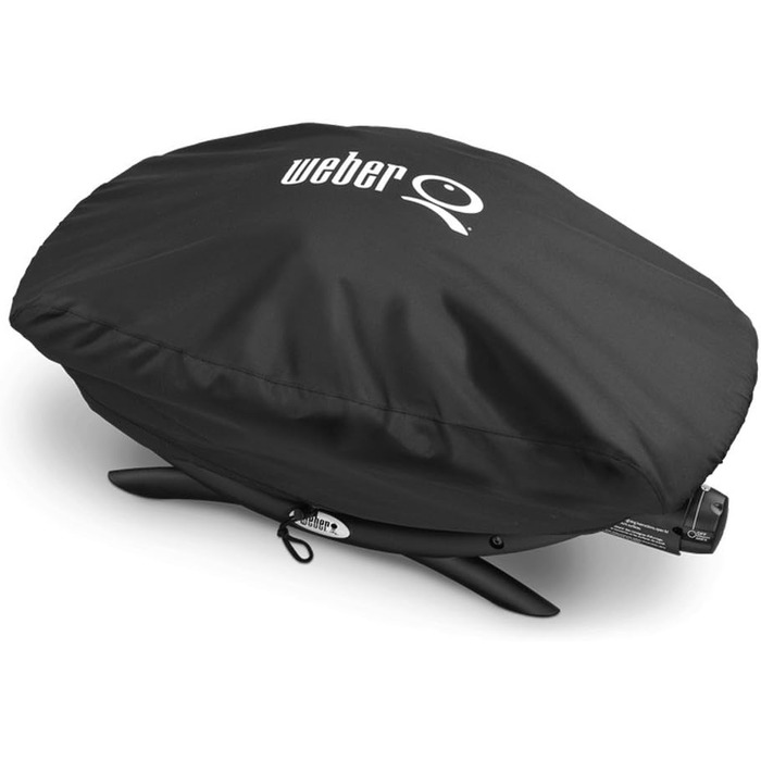 Преміум чохол Weber для гриля Q200/Q2000, водонепроникний, UV-захист, дихаючий, чорний, з липучкою, для барбекю