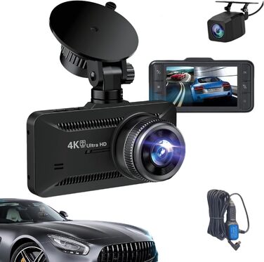 Відеореєстратор Osmo Dashcam Pro 4K, Orizom, Botslab: Автомобільний відеореєстратор з двома камерами, 3.94