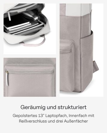 Kapten & Son Bergen Rucksack | Rucksack for Women & Men | Daypack | Carry-on Rucksack, Daypack | Water-resistant (Medium 11 L, Muted Clay)
