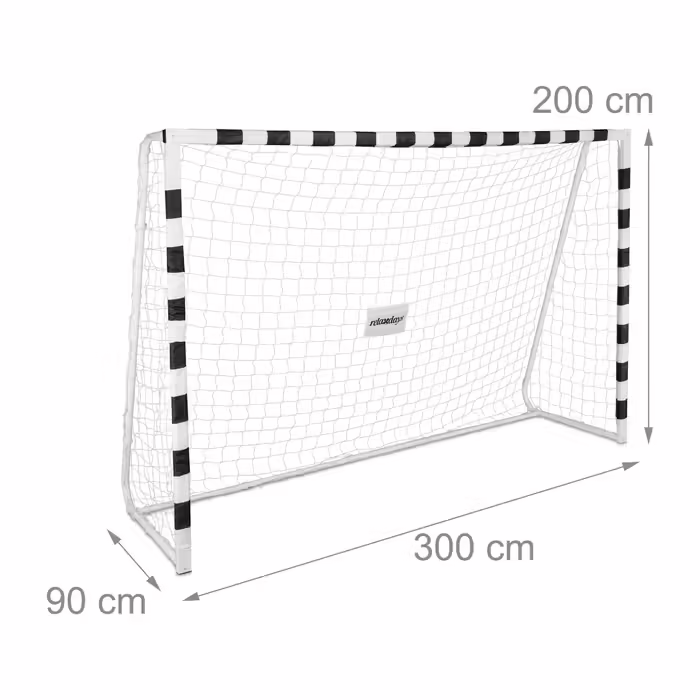 Relaxdays XXL Metal Football Goal
