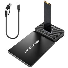 Док-станція M.2 NVMe та SATA для SSD/HDD 2.5