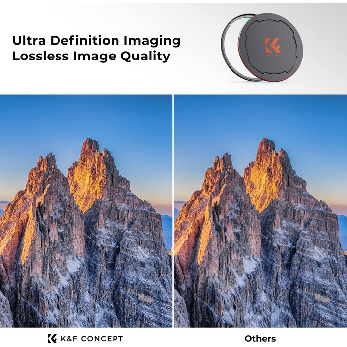 Фільтр K&F Concept 67мм MCUV з магнітним кріпленням та кришкою для об'єктива (Nano-Xcel)