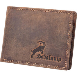 Hodalump Genuine Leather Wallet • Wallet for Women and Men with RFID Protection • Cardholder with Coin Pocket