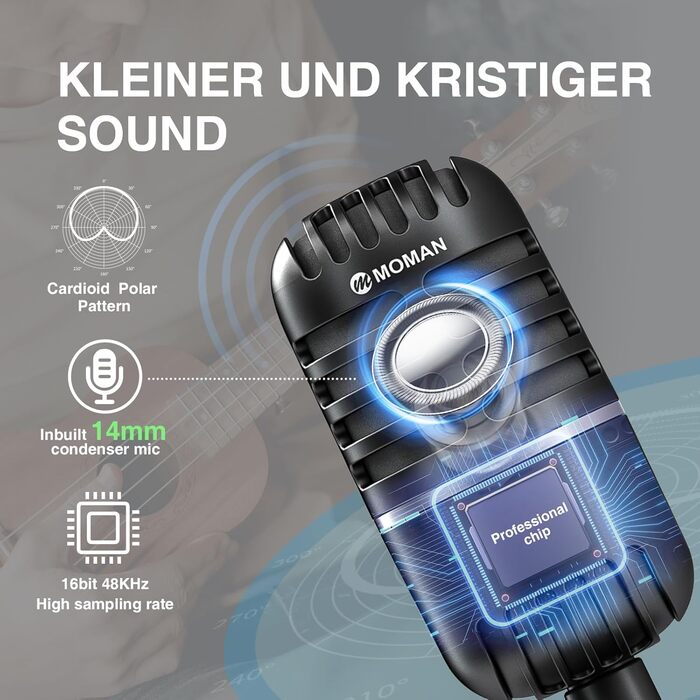 Мікрофон USB для ПК, PS4, PS5: ігровий, для стрімінгу, подкастів та запису звуку. Підходить для Mac та Windows