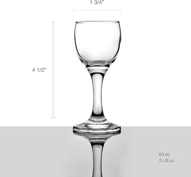Набір келихів Pasabahce Premium Bistro для лікеру 6 шт, 60 мл, кришталь, міні-келихи для дегустації, для вечірок та подарунків