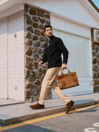 Кардиган чоловічий PJ PAUL JONES з коміром-шарфом, великий в'язання, чорний