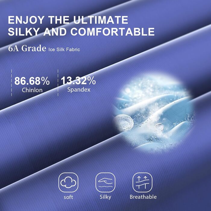 Маска для сну з навушниками Bluetooth V5.4, 3D маска для сну, дихаюча бавовняна маска для сну з мікрофоном для жінок та чоловіків, для подорожей/сніжок/йоги/медитації (Морська синя)