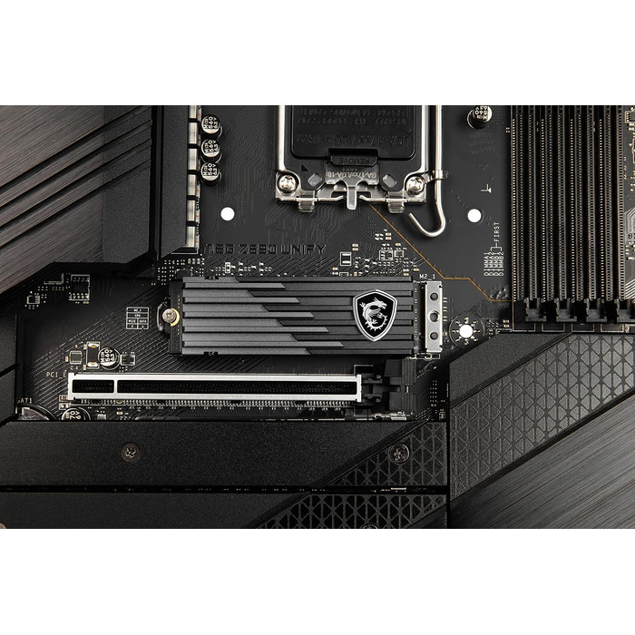 SSD накопичувач MSI Spatium 2TB PCIe 4.0 NVMe M.2 - внутрішній, 7000 МБ/с читання, 6800 МБ/с запис, 3D NAND, гарантія 5 років (1400 TBW)