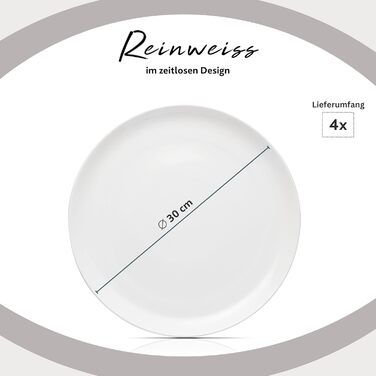 Набір посуду SÄNGER Kombiservice New Port на 6 осіб, 36 предметів | PREMIUM COLLECTION (4 піци)