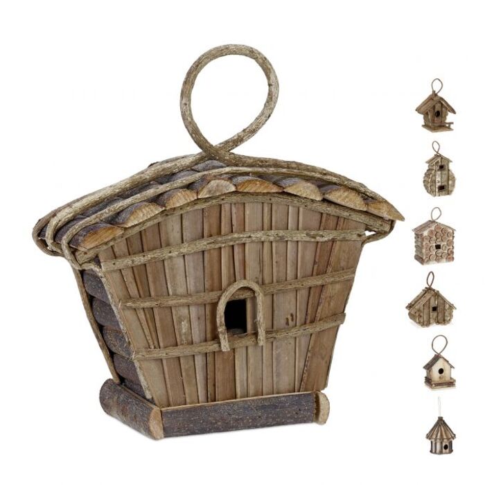 Relaxdays Decorative Birdhouse in various designs