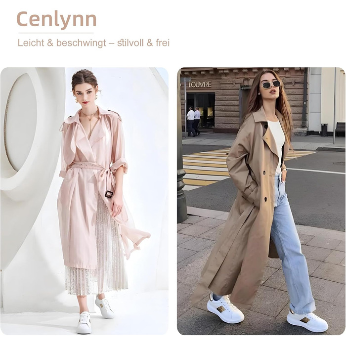 Жіночі кросівки Cenlynn: легкі, зручні, для повсякденного носіння, зелені (блискучий коричневий), розмір 37 EU