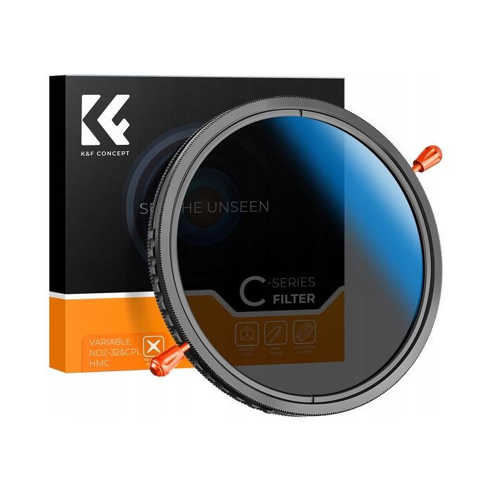 Поляризаційний фільтр K&F Concept CPL ND2-ND32 Nano-C 67мм