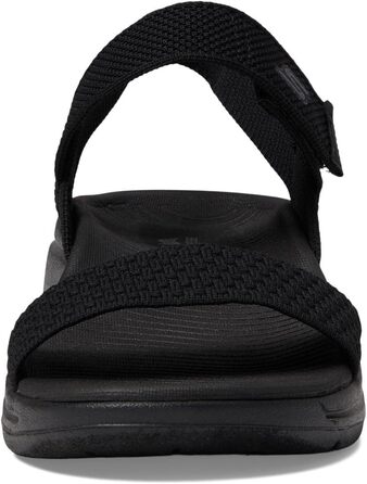 Сандалі жіночі Skechers Go Walk Arch Fit - Чорні текстильні, 38 EU