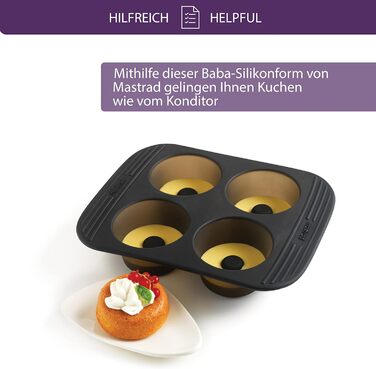 Mastrad F41374 Special Baking Molds, Silicone, Gray, 28.5 x 23.5 x 3.3