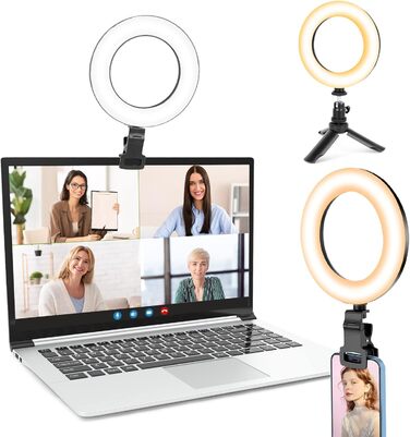 Ring Light UBeesize 30 см з штативом, 12 дюймів для фото та відео, Live Stream, YouTube, макіяж