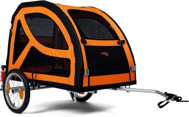 TrendPet DogBus L - велосипедний причіп для собак L, алюмінієвий, для великих собак