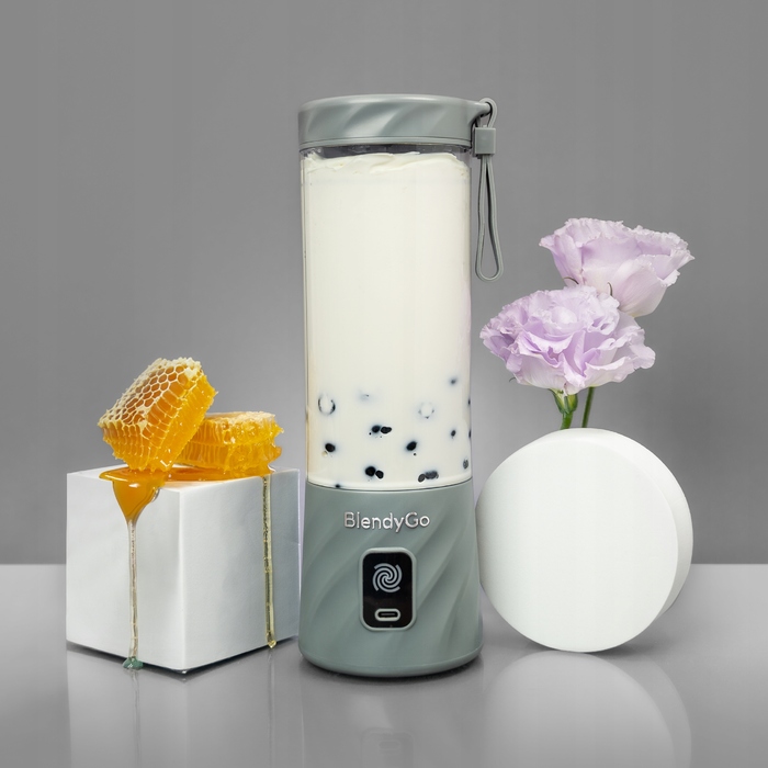 Бездротовий стаціонарний блендер BlendyGo 3, 250 Вт, сріблястий/сірий, 0,55 л
