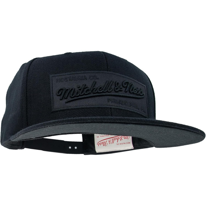 Кепка Mitchell & Ness 2 Tone Box Logo Snapback чорного кольору (однак розмір)