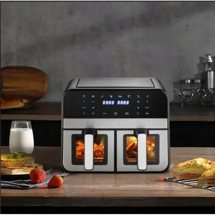 Аерофритюрниця ATC-AF043 з подвійною чашею, 9 л