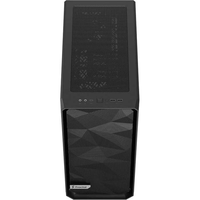 Корпус для ПК Fractal Design Meshify 2 Compact Black ATX, Mid Tower, високий повітряний потік, глуха бічна панель