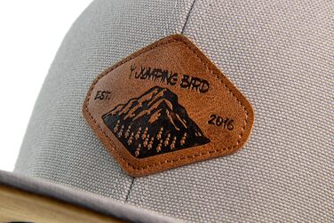 Кепка бейсболка Jumping Bird • Знімний козирок • Унісекс • Оливковий колір • Легко миється • Регульований розмір