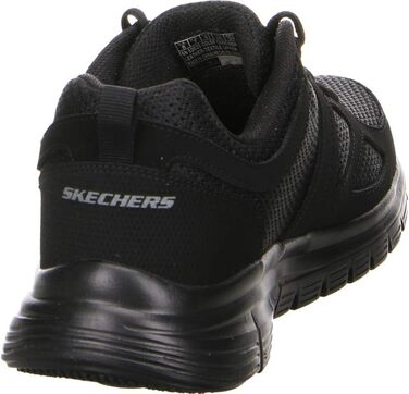Чоловічі кросівки Skechers Burns-Agoura, 43 EU, чорний шкіряний верх з сіткою