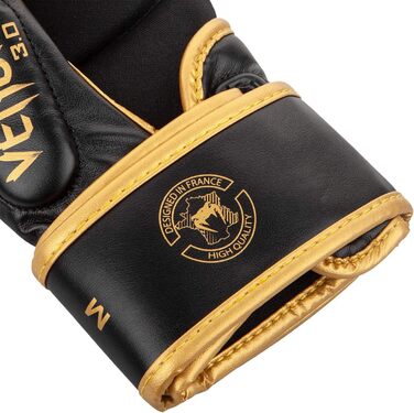 Рукавички для спарингу MMA Challenger 3.0 чорного та золотого кольорів, розмір M