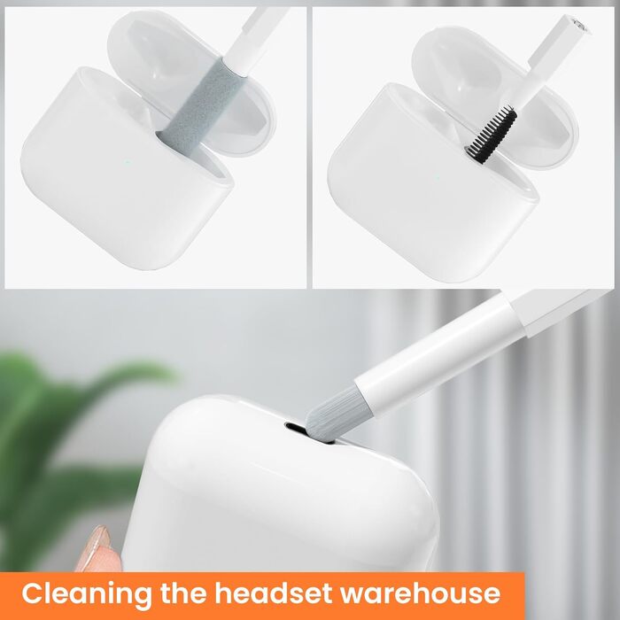 Набір для чищення гаджетів 20 в 1: клавіатура, навушники, камера, монітор, телефон. З щіткою та стилусом.